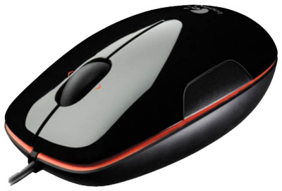   Logitech LS1 Laser Mouse Black/Orange USB - 