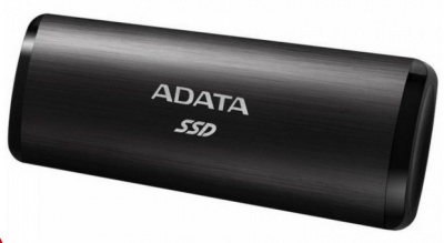   SSD-  ADATA 256GB SE760 External SSD USB 3.2 Gen2 Type-C, R1000/W1000, Black - 
