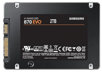 SSD-���������� Samsung 2Tb 870 EVO Series MZ-77E2T0B/EU