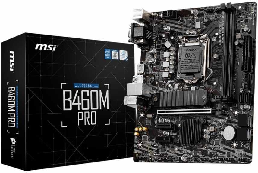 Материнская плата MSI B460M PRO (LGA1200, mATX) - купить по низкой цене в интерн