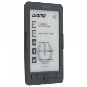   Digma K2 6" E-ink 4Gb, black