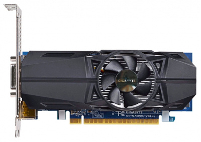  GIGABYTE GV-N750OC-2GL (GeForce GTX 750, 2Gb, DVI-I, 2xHDMI, DP)