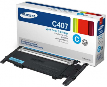     Samsung CLT-C407S Cyan - 