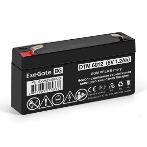 ���� ������ �������������� ������� ExeGate EX282945RUS DTM 6012 (6V 1.2Ah, ������ F1), ������ ��������-�������� ������������