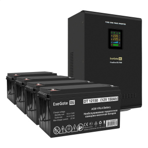 ���� ������ �������� ��� ExeGate FineSine SX-7000.LCD.AVR.2SH.T EX296005RUS + ������� 150A� EX282990RUS 4�� ������ ��������-�������� ������������