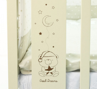     Micuna Bear Moon 120x60, ivory - 