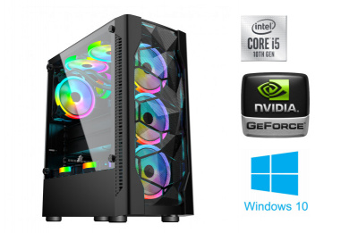 ��������� ���� TopComp AK 121970778 Core i5 10400F/16Gb/SSD240/GTX 1650 4Gb/WIN10������� black