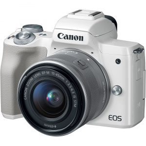     Canon EOS M50 Kit (15-45 IS STM) White - 