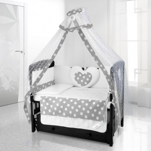      Beatrice Bambini Cuore Grande Stella - grigio bianco - 