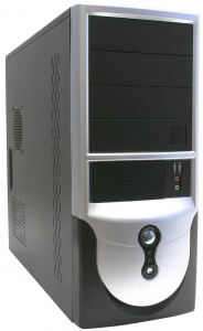 Корпус для компьютера Foxconn TLA-397 w/o PSU Black/silver