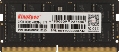   Kingspec KS4800D5N11032G 32GB DDR5 SO-DIMM 4800MHz