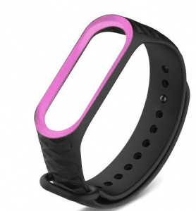  Zibelino  Mi Band 5/6 black/pink