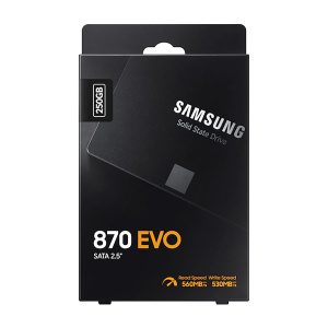 SSD-���������� Samsung 2.5" 250GB 870 EVO Client (MZ-77E250B/AM) ������, SATA 6Gb/s