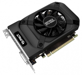  Palit GeForce GTX 1050 Ti StormX (4Gb GDDR5, DVI-D + HDMI + DP)