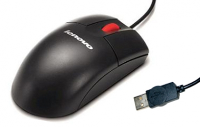   Lenovo USB Optical Wheel Mouse (MO28UOL) - 