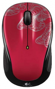 ���� ���� Logitech M325 Red-Black ��������-�������� ������������
