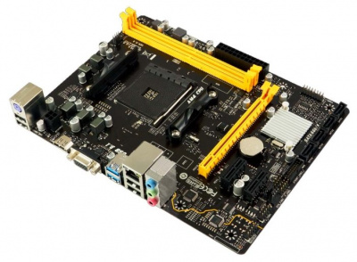 Материнская плата Biostar A320MH microATX (mATX), чипсет AMD A320 • 1x AM4 • 2x DDR4 @ 2933 МГц (до 32 Гб) — купить за 3735 руб.