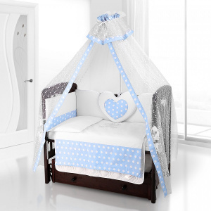      Beatrice Bambini Cuore Grande Anello - Bianco Blu - 