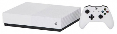   Microsoft Xbox One S 1 All-Digital Edition (NJP-00034), white