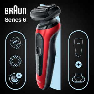 Braun Series 6 61-R1200S red/black