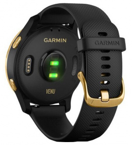 - Garmin Venu, GPS, Wi-Fi, (010-02173-33) Black-Gold