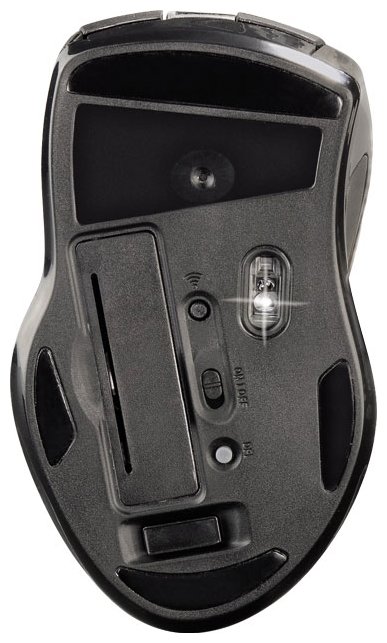 Мышь Hama Roma Wireless Laser Mouse Black USB оптическая лазерная  беспроводная (радиоканал), USB • кнопок 5 • для правой руки
