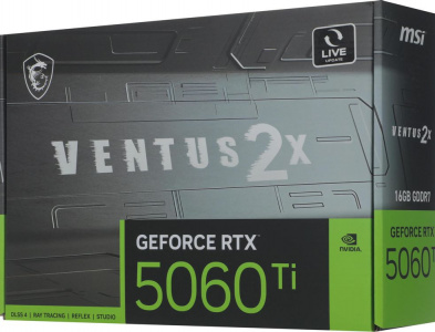 ���������� MSI GeForce RTX 5060 Ti 16G VENTUS 2X PLUS �����/������