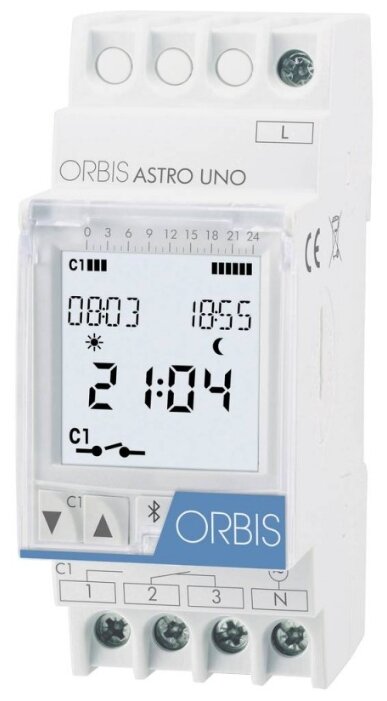 Астрономические реле времени купить Таймер ORBIS ASTRO NOVA CITY