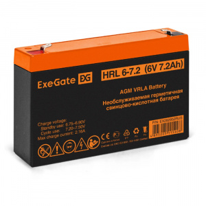     ExeGate HRL 6-7.2 6/7.2 black-orange - 