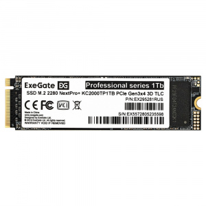 SSD- ExeGate 1Tb NextPro+ M.2 2280 PCIe KC2000TP1TB EX295281RUS