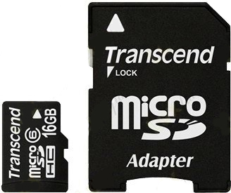     Transcend microSDHC 16Gb + SD- - 