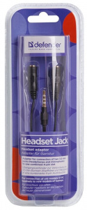  Defender mini jack 3.5 mm - 2 x mini jack 3.5 mm (63012) 0.15m