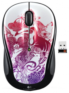   Logitech Wireless Mouse M325 wildlife Black USB - 