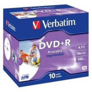DVD- Verbatim DVD-R Printable (43508)