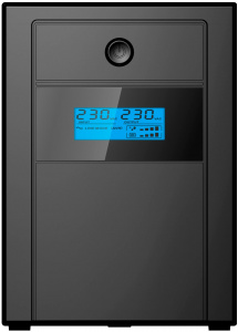���� ������ ��� Ippon Back Basic 1200 LCD Euro 720�� 1200�� black ��������-�������� ������������
