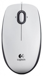 ���� ���� Logitech M100 Optical Mouse, White ��������-�������� ������������