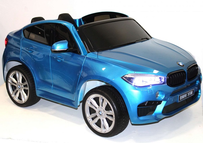 Детский электромобиль BMW x6m двухместный