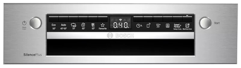 Посудомоечная машина Bosch SPI4HMS61E узкая узкая; встраиваемая; 10  комплектов • Эффективность (Эл,Мо,Су): E, A, A