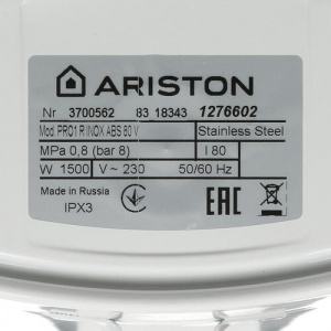 ��������������� Ariston PRO1 R INOX ABS 80 V