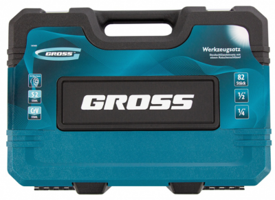 ����� ������������ Gross 1/4", 1/2", CrV, 120 ������, 82 ��������