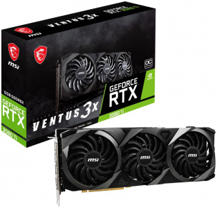  NVIDIA GeForce RTX 3080 12288Mb 384 GDDR6X 1740/19000 HDMIx1 DPx3 HDCP Ret