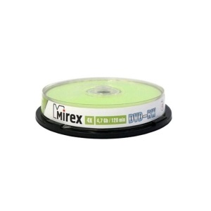 DVD- Mirex 4.7 Gb, UL130032A4L, Cake Box (10 )