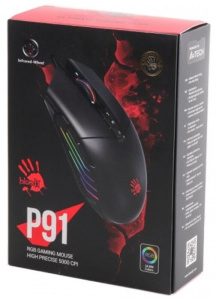 ���� ���� A4Tech Bloody Gaming Mouse P91 Pro Stone Black ��������-�������� ������������
