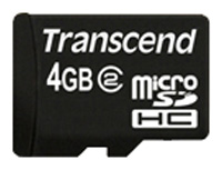     Transcend microSDHC 4Gb - 