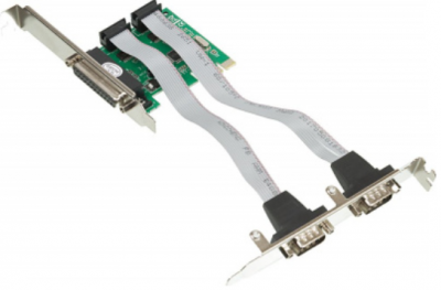 ASIA PCI-E SATA2 1 port WCH382 1xLPT 2xCOM