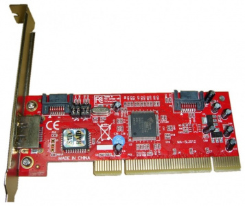 Контроллер ASIA SIL3512 (PCI, 2 порта SATA, RAID)
