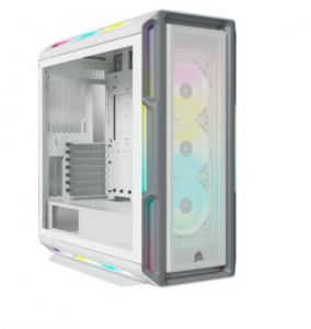   Corsair iCUE 5000T RGB CC-9011231-WW Tempered Glass Mid-Tower Smart Case, White (645184)