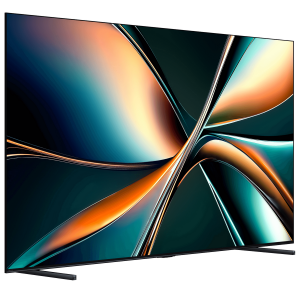 - Hisense 85U7Q, Ultra HD, Mini LED, Black, Central Stand