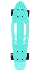    Y-Scoo Skateboard Fishbone (405-A) aqua-black - 