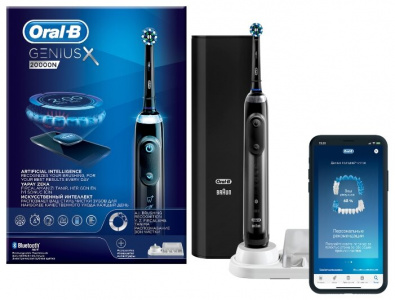    Oral-B Genius X 20000N CrossAction D706.515.6X, black